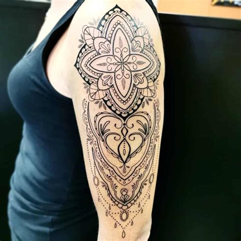 arm mandala tattoo